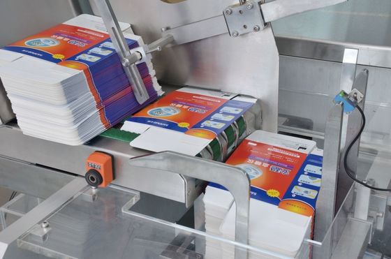 1 Fold Continuous Blister Box Cartoning Machine 180L/Min