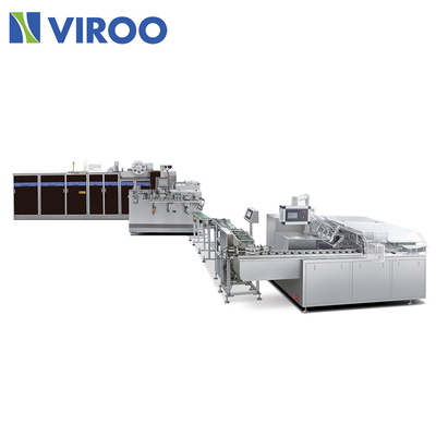 Horizontal Type Automatic Facial Mask Making Machine , Facial Mask Packing Machine