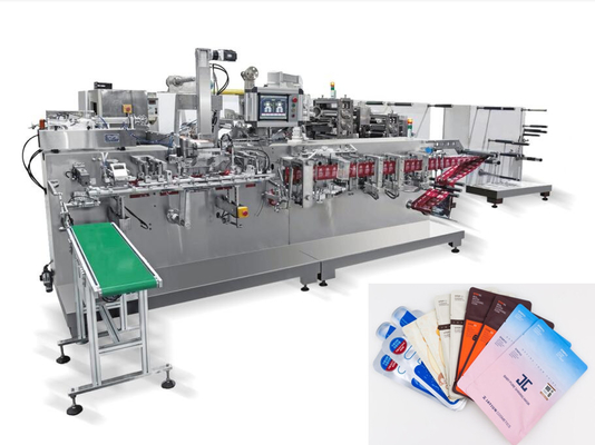 High Speed Facial Mask Making Machine With Cutting Folding Packing Function
