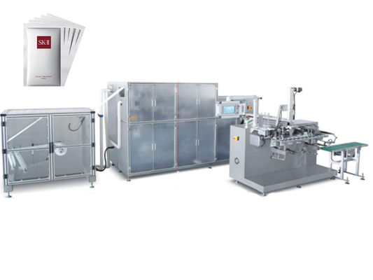 Safe Automatic Facial Mask Making Machine , Mask Filling And Sealing Machine