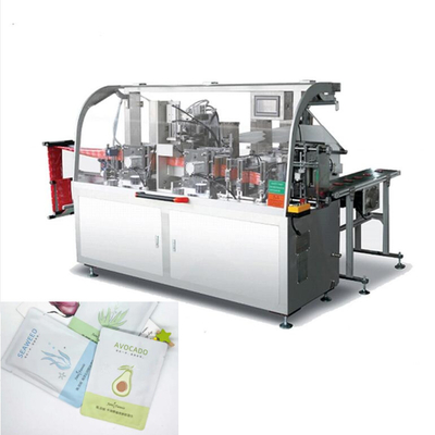Four Side Wet Tissue Folding Packing Machine Medical Wet Wipes