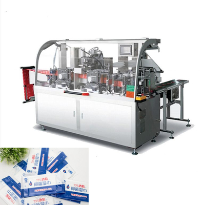 High Efficiency Wet Wipes Packaging Machine Full Automatic Pouch Forming