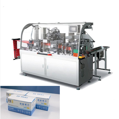Automatic Disinfecting Alcohol Swab Packing Machine Four Side Sealing