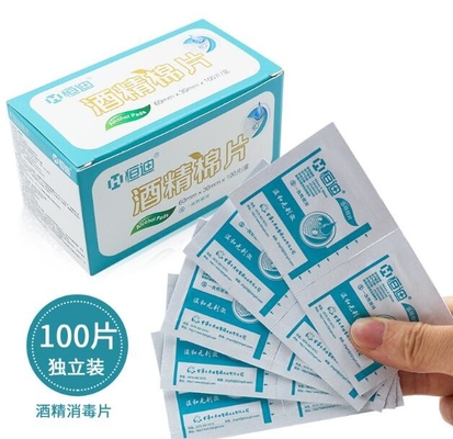 Sanitary Alcohol Prep Pad Packing Machine Automatic Wet Wipes Medical Gauze