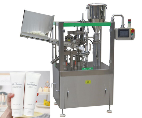 Automatic Soft Plastic Tube Filling Sealing Machine Cosmetic Lotion Cream