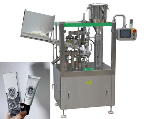 Chemical Food Soft Tube Filling Sealing Machine Adhesives Hair Dyes Shoe Polish