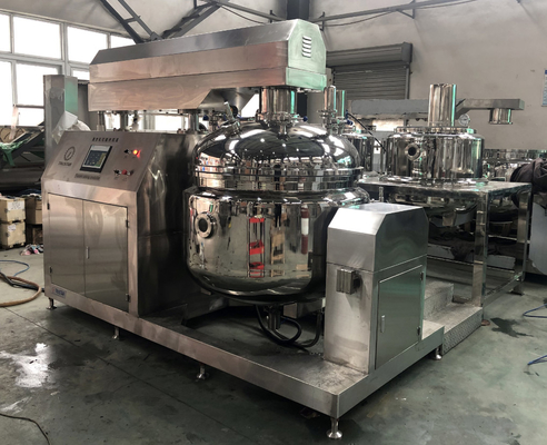 3500 R.P.M Vacuum Emulsifying Homogenizing Mixer Machine For Lotion / Ointment / Paste