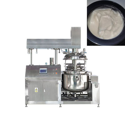 304/316L mixing tank vacuum liquid emulsify homogenizer tank with electric heating body lotion face cream making machine