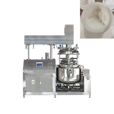 Chemicals Vacuum Homogenizer Emulsifying Mixer With Tank For Cosmetics 1.5Kw