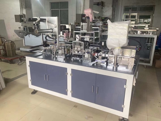 Hot sale fast food using plastic gloves full automatic disposable PE gloves folding packing machine