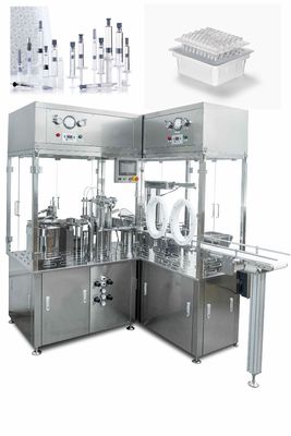 Small Capacity Fully Automatic 3ml 5ml 10ml Medical Gel Prefilled Syringe Liquid Product Filling Machine
