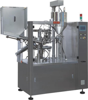 Automatic plastic tube filling and sealing machine