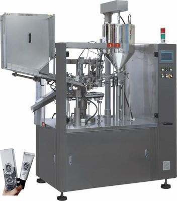 Precision Laminated Aluminum soft Tube Filling Sealing Machine Speed 50-75pcs/Min