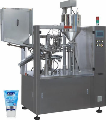 Cosmetic Paste Cream Plastic Glue Aluminum Soft Small Tube Tail High Speed Piston Filling And Sealing Packing Machine
