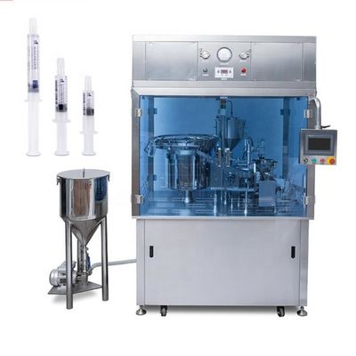 Automatic Glass Plastic Prefilled Syringe Filling Plugging Closing Capping Machine For Medical