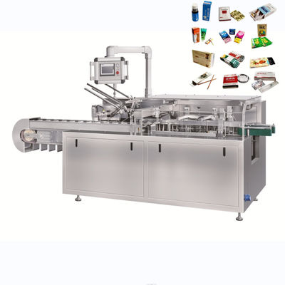 Multifunction Automatic Ointment Tissue Boxes Cartoning Machine For Cosmetic Bulb Food Packaging