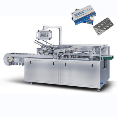 High Speed Fully Automatic Carton Box Cartoning Packing Machine PLC Control Touch Screen Operation