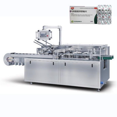 Automatic Horizontal Tablet Pill Capsule Carton Box Packing Machinery Blister Board Plate Tray Cartoning Packing Machine