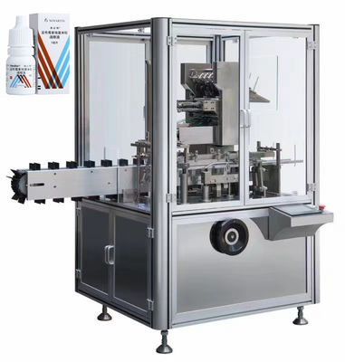 Automatic 10ml 20ml 30ml eye drops essential oil liquid carton box packing machinery