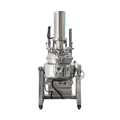 High quality 50 100 200 liter homogenizer cosmetic cream lotion vacuum homogenizing emulsifier mixer