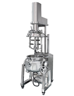 Double Jacket Electric Heating Industrial Mixer Machine Cosmetic Cream Lotion Homogenizer Tank Vacuum Emulsifying