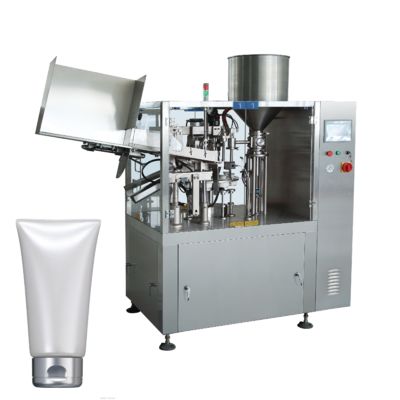 Automatic soft plastic tube filling and sealing machine aluminum cosmetic cream tube toothpaste tube filling machine